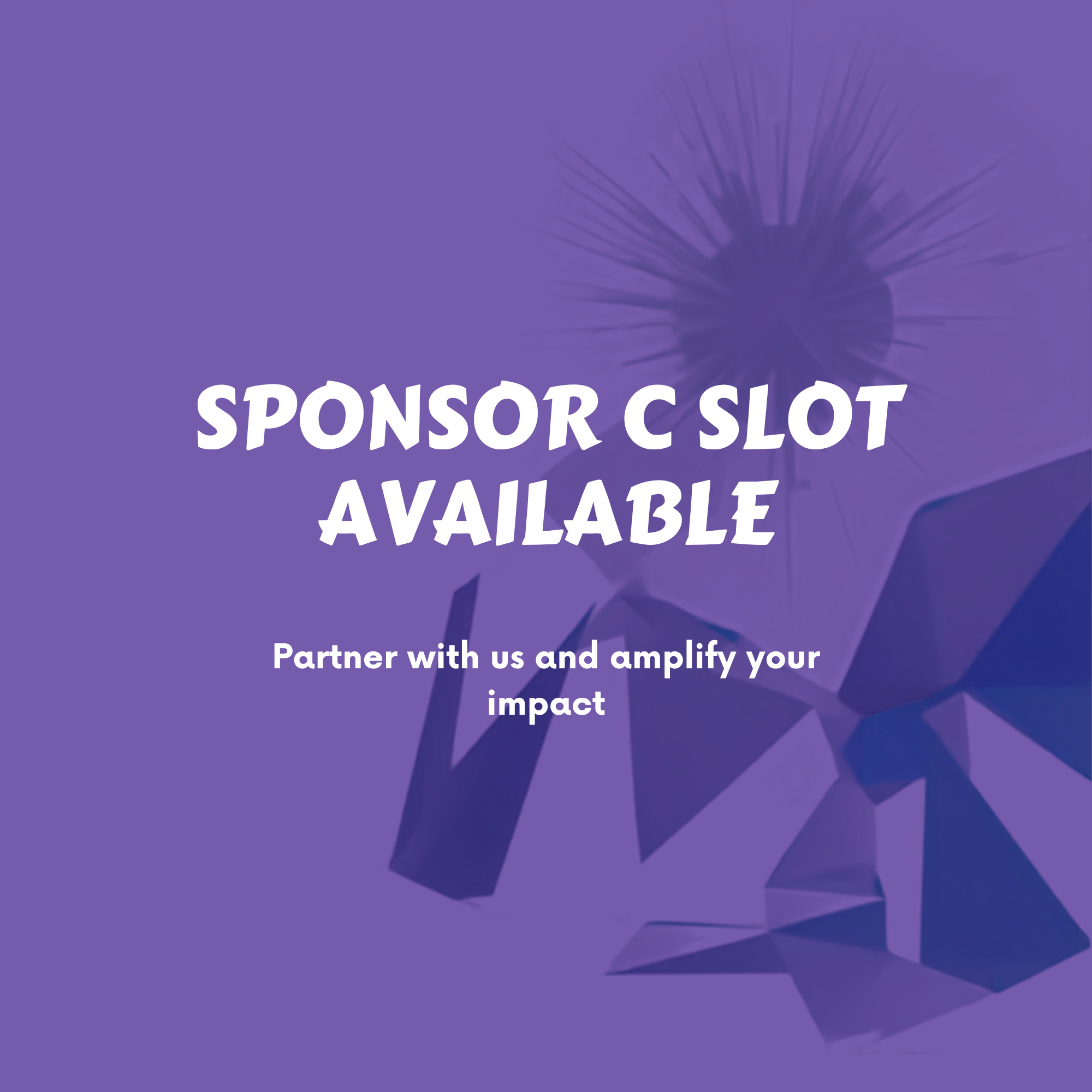 sponsor c slot available